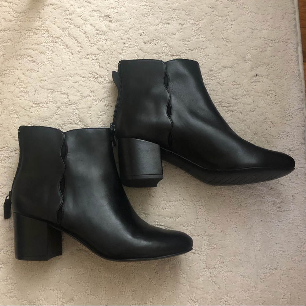 Cole Haan Indra Grand Leather Bootie Black 6.5 New